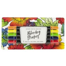 American Crafts  BLENDING MARKERS  Primaries Set of 5 Markers Water Based
