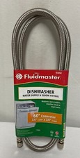 Fluidmaster 38 60 Stainless Steel Dishwasher Connector No Inlet Elbow 6w60