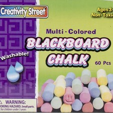 Creativity Street Blackboard Chalk 60/Pkg-Assorted Colors - 1761
