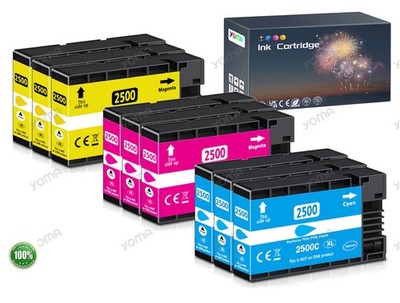 1-9 Patronen XL für Canon PGI-2500 Maxify IB4050 4150 MB5050 MB5150 5155 MB5350