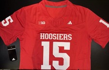 ROSE BOWL Fernando Mendoza Red Indiana Hoosiers Jersey Stitched 15 FUSE Stitched