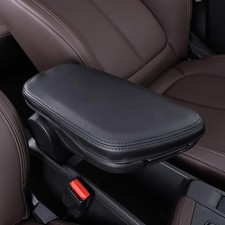 Center Console Armrest Cover For Bmw X1 2016-2021 X2 2019-2022 Black Leather Center Console Armrest Cover For Bmw X1 2016-2021 X2 2019-2022 Black Leather