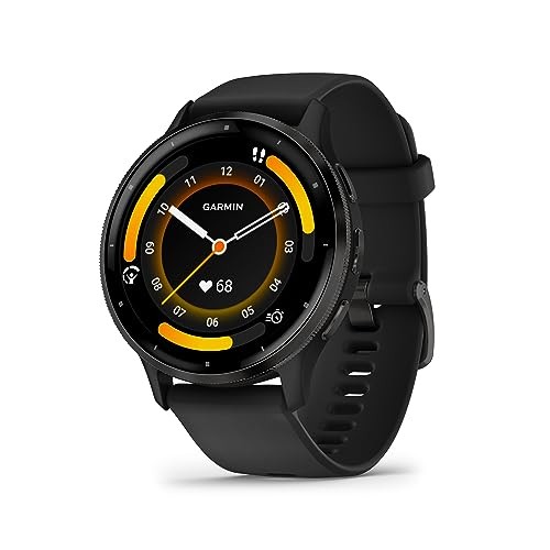 Venu 3 - Montre connectee GPS sport et sante - Gray avec bracelet noir - Photo 3/7