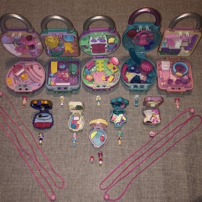 Shopkins Lil Secrets SET Medaillons & Geheimschlösser wie Polly Pocket Kompaktspielzeug