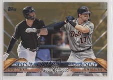 2018 Topps Update Rookie Combos Gold /2018 Mike Gerber Grayson Greiner #US36 4l3