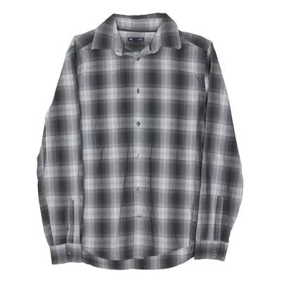 GAP Chemise À Carreaux Gris Noir Coupe Régulière Col Boutonné Manche Longue S - Photo 1/4