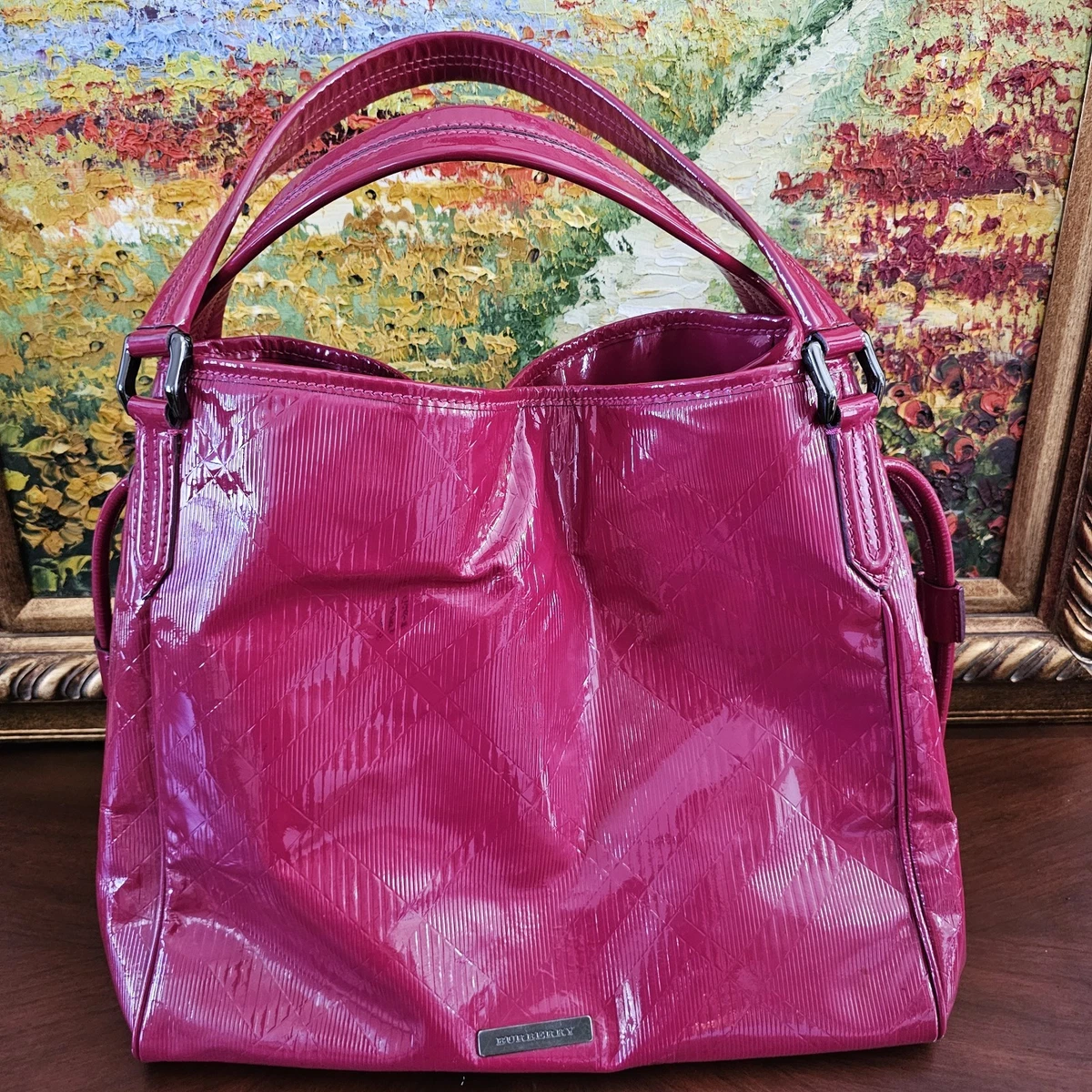 Burberry Patent Bags & Handbags for Women for sale | eBay