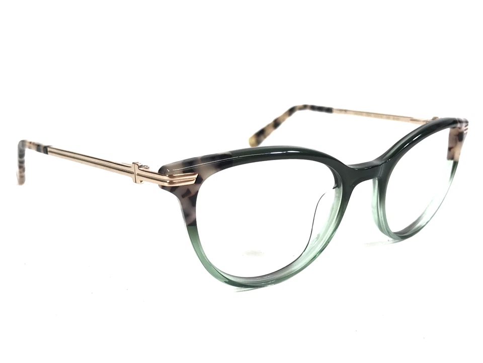 Monturas de gafas Ted Baker TWS258 GRN marrón tortuga verde dorado 52-19-140 Foto 3 de 4