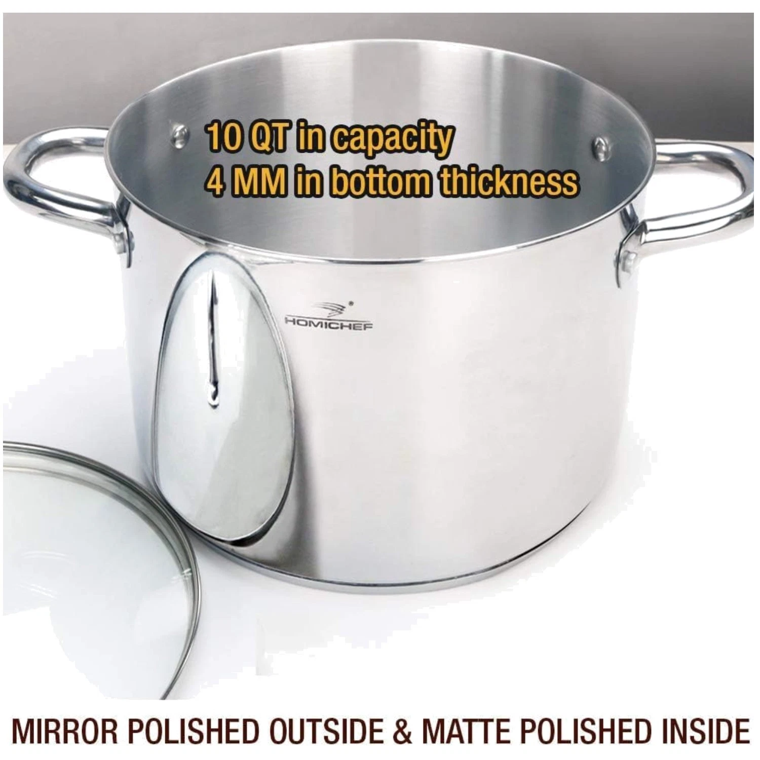Healthy Soup Pot 10 Quart - Nickel-Free Stainless Steel
Opens in a new window or tab