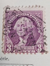 Timbre Usa Wahington 3  Cent Violet