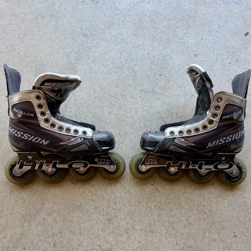 Mission Inhaler NLS6 Inline Skates Size 3 Wide Width (Used)