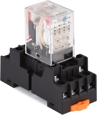 3 Jahre ] Elektromagnetisches Leistungsrelais MY4NJ HH53P Spule 4PDT 4NO + 4N...