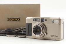   Exc 5 /w Box   CONTAX TVS 35mm Point  Shoot Film Camera From JAPAN