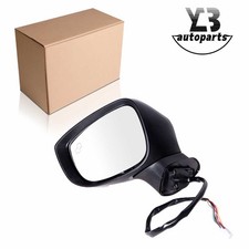 Driver Lh Mirror W Power Fold Sight Blind Spot Turn Signal For Mazda Cx-5 17-25