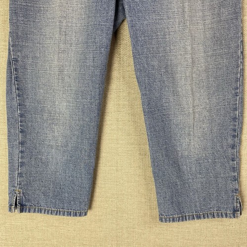 Vintage Lauren Jeans Co Ralph Lauren Caprihose Damen 6 Petite Blue Denim - Bild 3 von 9