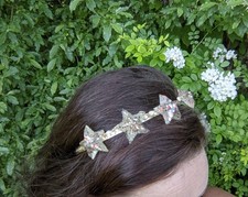 Fairy Crown, Star Tiara, Bridal Headpiece, Fantasy Crown, Fairy Jewelry,