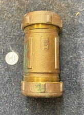 Brass 1 1/2" I x 6 Compression Coupling