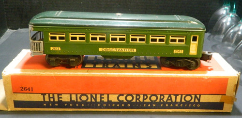 Coche de observación iluminado Lionel 2641 vintage en caja original en muy buen estado-excelente | Zustand: Used