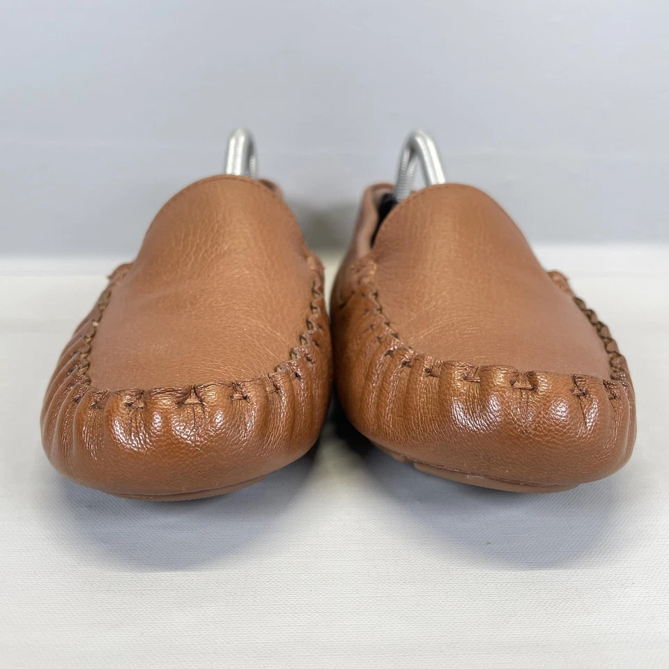 Cole Haan Driving Shoes Womens Size 8 B Brown Leather Slip On Moccasin Loafers - Image 3 of 4