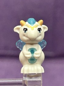 Lego Elves Estari White Baby Dragon Minifigure 41180 with Glitter Egg Rare