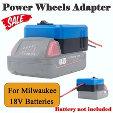 DIY Battery Adapter Power Connect Compatible With Milwaukee 18V Power Wheels