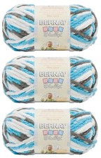 Bernat Baby Blanket Yarn Polyester Soft 100G 72Yd Category 6 For Knitting Cro...