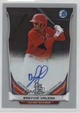 2014 Bowman Chrome Prospect Auto Breyvic Valera #BCAP-BV Auto b1p