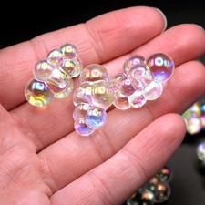 Mini Bubble Clusters 6, 12Pk for 1:6 Scale Dollhouse Bathtub, Acrylic Charms