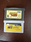 New ListingSonic And Pokemon Video For Gameboy Advance