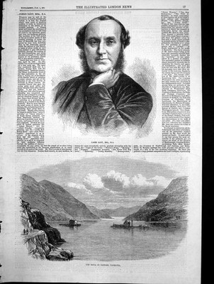 Old Antique Print Bocca Di Cattaro Dalmatia James Sant R A Painter 1870 19th