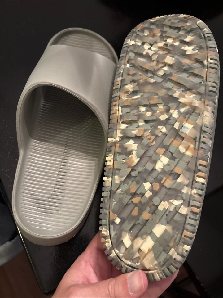 耐克 Calm Slide Light Army 男式 10 码 — 第 4/4 张图片