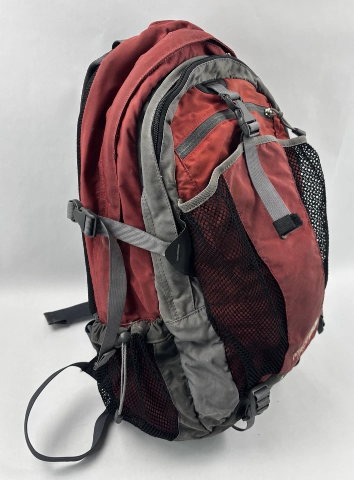 Mochila de senderismo vintage Y2K The North Face roja/gris Recon Foto 4 de 4