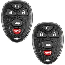 Keyless Entry Remote Control Car Key Fob Replacement for Black Pack of 2