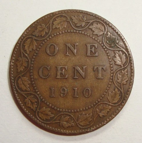 1910 Canada Large Cent — photo from the most recent tracked eBay sale