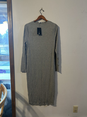 Fashion Nova Take Hold Ribbed Dress Heathered Grey Size 2XL ⭐️NWT⭐️