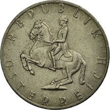 [#680556] Coin, Austria, 5 Schilling, 1981, EF(40-45), Copper-nickel, KM:2889a