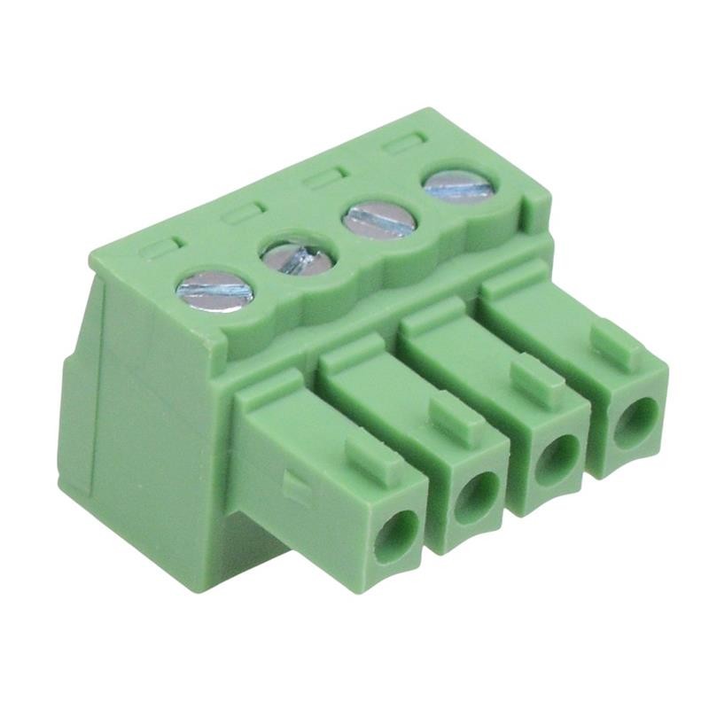 10 x 4-Way 3.81mm Right Angle Pluggable Terminal Block 8A 300V