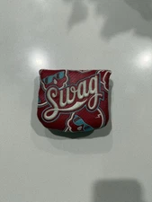 Cola Script Red Skull Golf Mallet Cover with SWAG Logo, Used