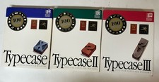Typecase I, II, III Truetype Fonts for Windows - 3 1/2 Disks Open Box