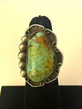Vintage Navajo Sterling Royston Turquoise Ring Size 6.75 11.77gr 