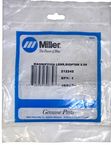 Miller 212242 Mag Lens 2.50 Diopter [Cheater Welding Lens] - Afbeelding 1 van 4