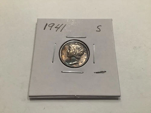 1941-S Mercury Dime  Good 90% Silver
