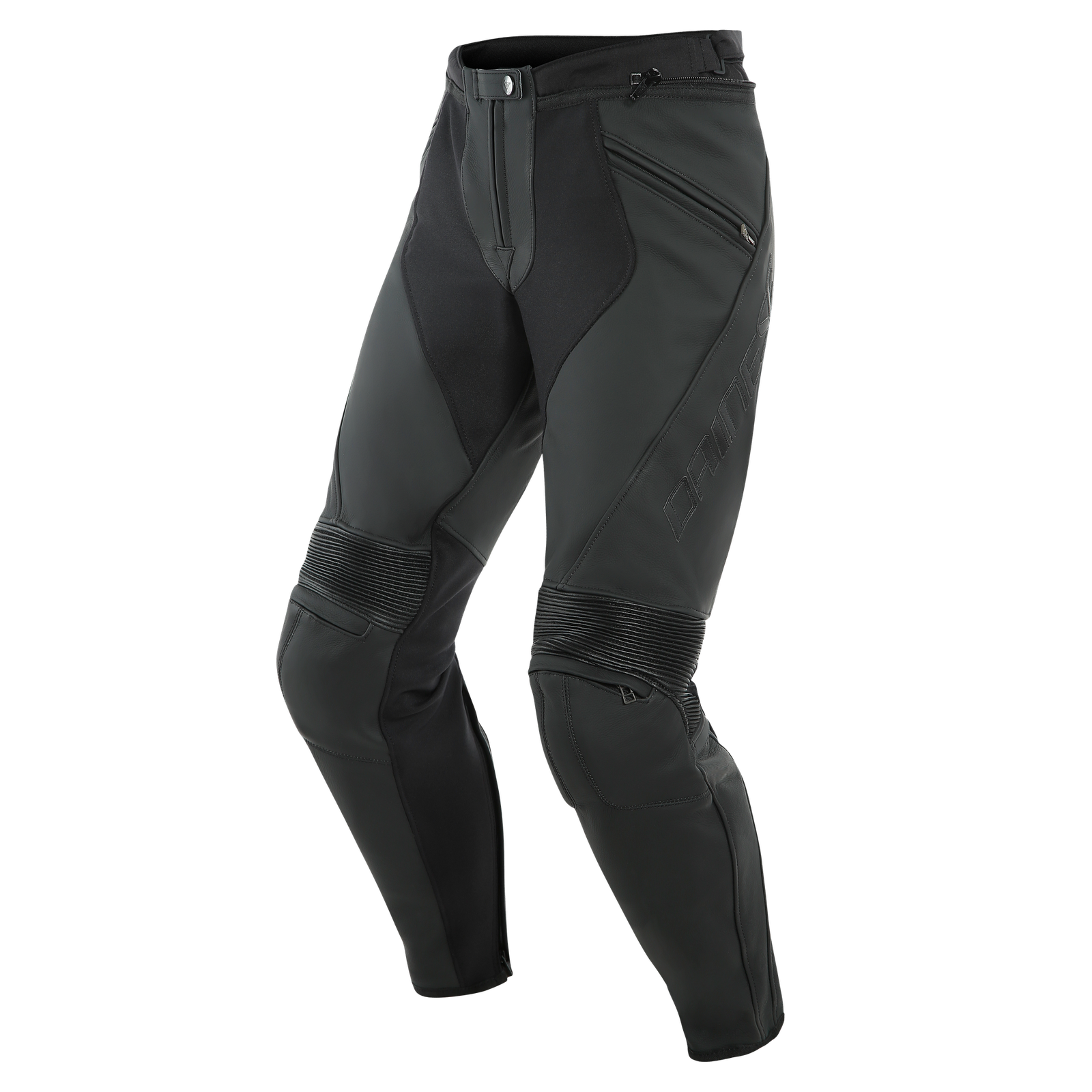 Dainese Pony 3 Black/Black Touring Urban Leather Motorcycle Jeans EU 48/ UK 30