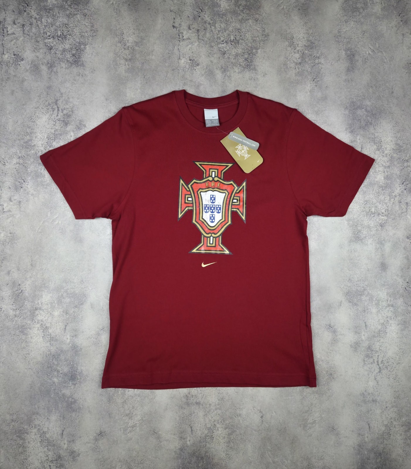 Vintage Nike Portugal Soccer Jersey T-Shirt 2010 Home Football Size M