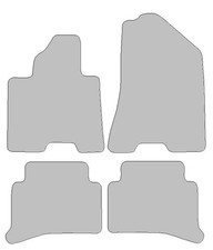 Fußmatten passend für Kia Sportage IV Typ QL, QLE (Baujahr 2015 - 2022), Hit sch