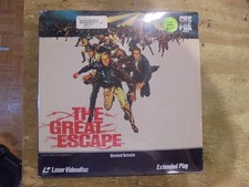 THE GREAT ESCAPE NEW LASERDISC LD STEVE MCQUEEN EXTENDED PLAY SEALED SCARCE