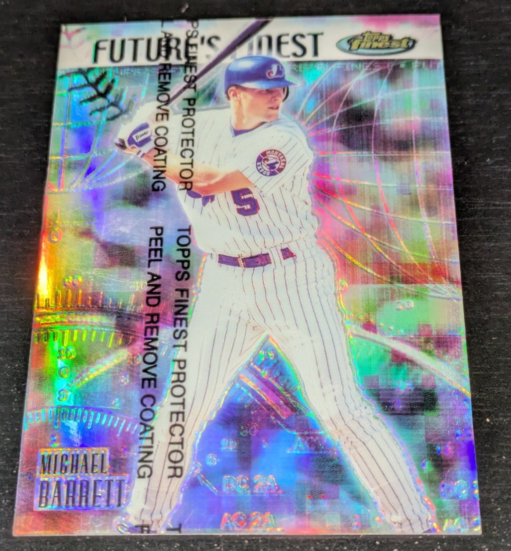 Michael Barrett Montreal 1999 Topps Finest Future's Finest REFRACTOR #'ed /500