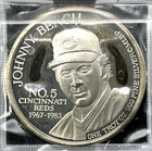 1989 JOHNNY BENCH HOF .999 Silver Bullion 1 oz Round LTD ED # 499 Coin MLB