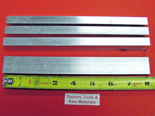4 Pieces 1/2" X 1" ALUMINUM 6061 FLAT BAR 8" long T6511 Extruded Mill Stock New