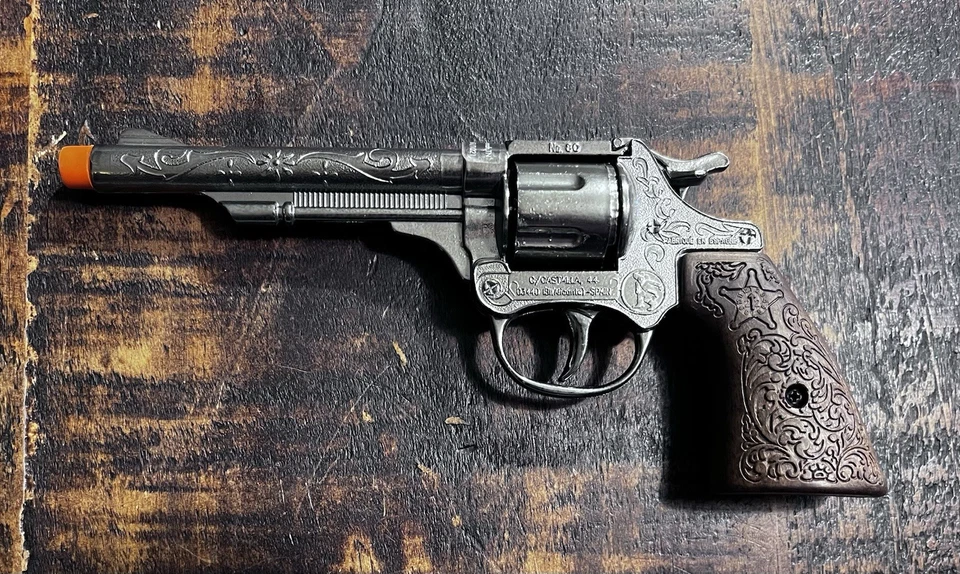 Vintage Toy Gonher Cap Gun No. 80  Made In Spain 44-03440 C/Castalla Nice! - Image 3 of 4